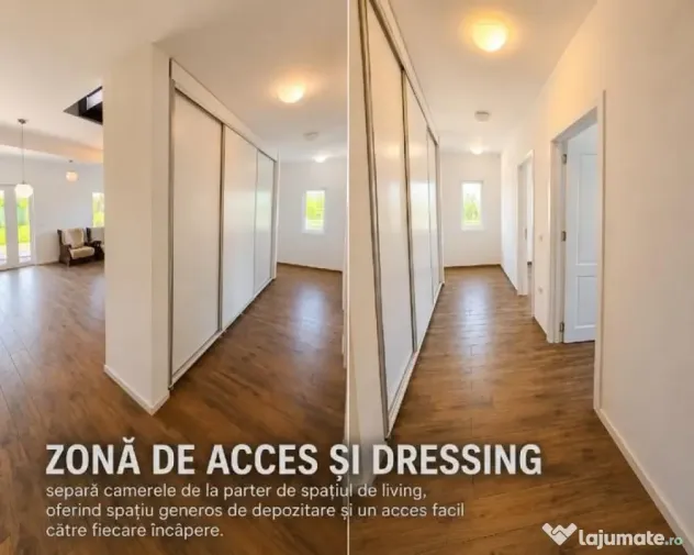 Casă P+M în Săcălaz | 6 camere | 3 băi | 213 mp constru - Sacalaz (Timis)