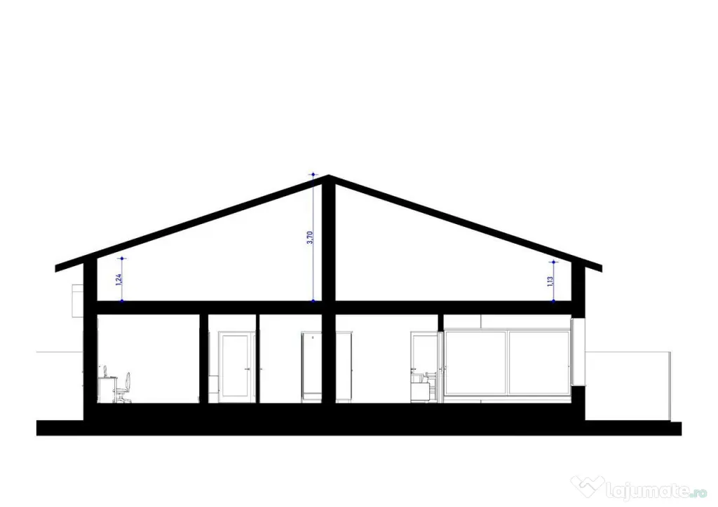 Duplex in Sacalaz | 3 camere | Terasa acoperita | Toate util - Sacalaz (Timis)