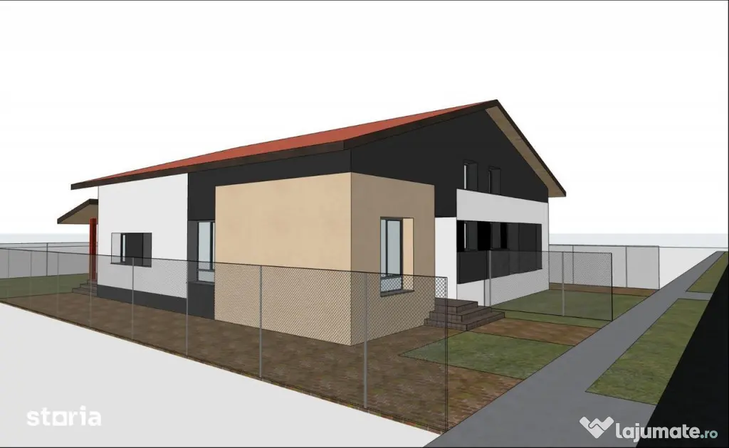 Duplex in Sacalaz | 3 camere | Terasa acoperita | Toate util - Sacalaz (Timis)