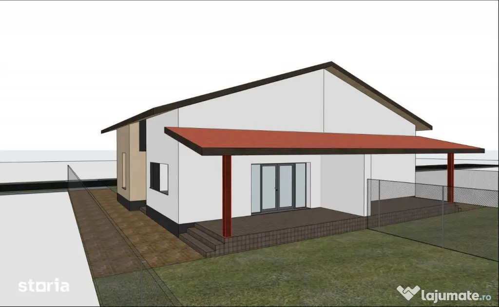 Duplex in Sacalaz | 3 camere | Terasa acoperita | Toate util - Sacalaz (Timis)