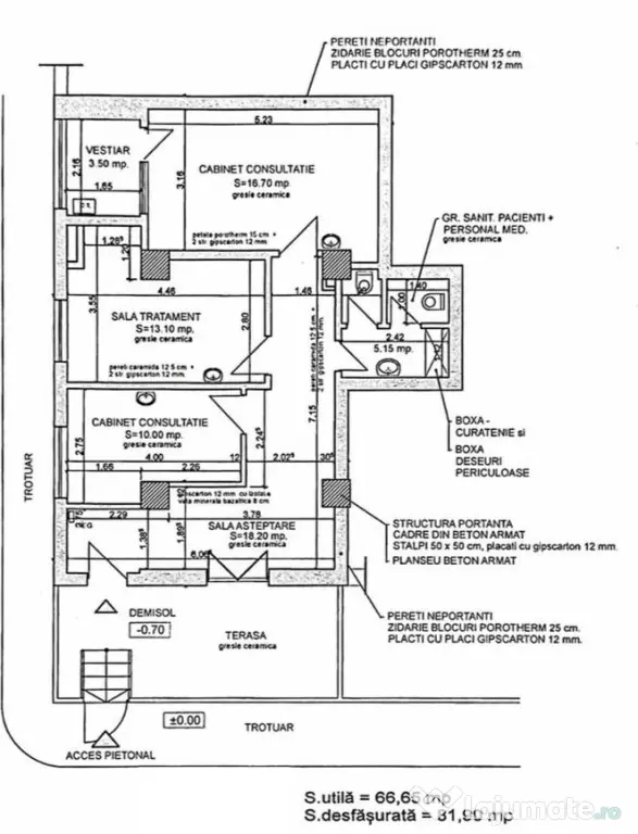 Spatiu comercial cabinet | centrala proprie | investitie | z - Timisoara (Timis)