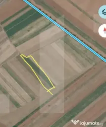 Teren extravilan 10.800 mp, Văculești, cu deschidere de 42