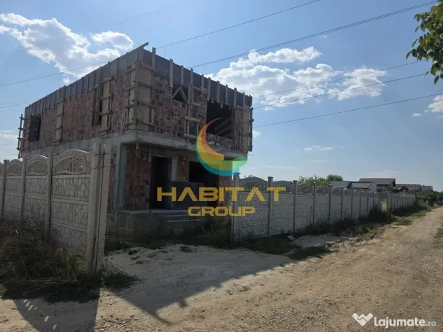 Vilă cubistă P+1, master bedroom cu dressing și baie, teren generos - Berceni (Bucuresti-Ilfov)