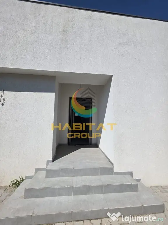 Casă cubistă parter, 129mp utili, cameră tehnică, curte 508mp cu gazon - Berceni (Bucuresti-Ilfov)