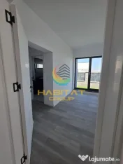 Casă cubistă parter, 129mp utili, cameră tehnică, curte 508mp cu gazon 