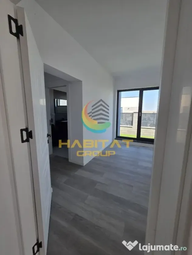 Casă cubistă parter, 129mp utili, cameră tehnică, curte 508mp cu gazon - Berceni (Bucuresti-Ilfov)