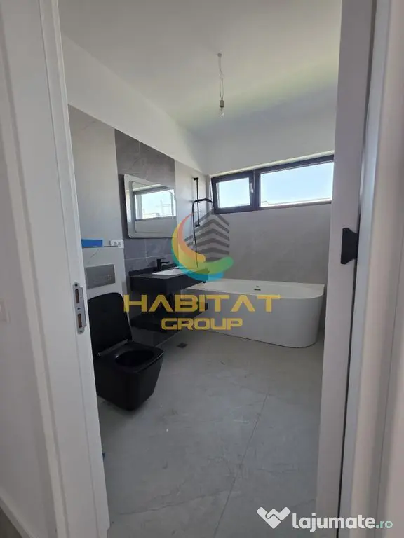 Casă cubistă parter, 129mp utili, cameră tehnică, curte 508mp cu gazon - Berceni (Bucuresti-Ilfov)