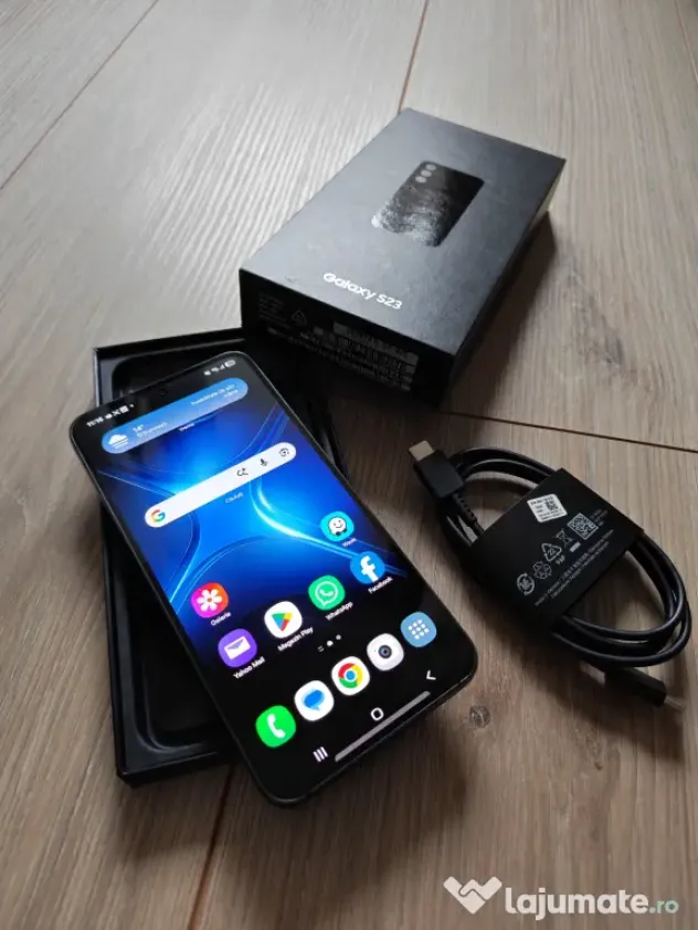 Samsung Galaxy S23 128GB – stare foarte bună, cablu & cutie originale