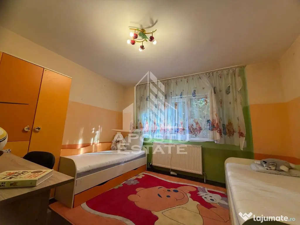 Apartament cu 3 camere, et 2, cent. proprie, zona Lunei,in Timisoarara - Timisoara (Timis)
