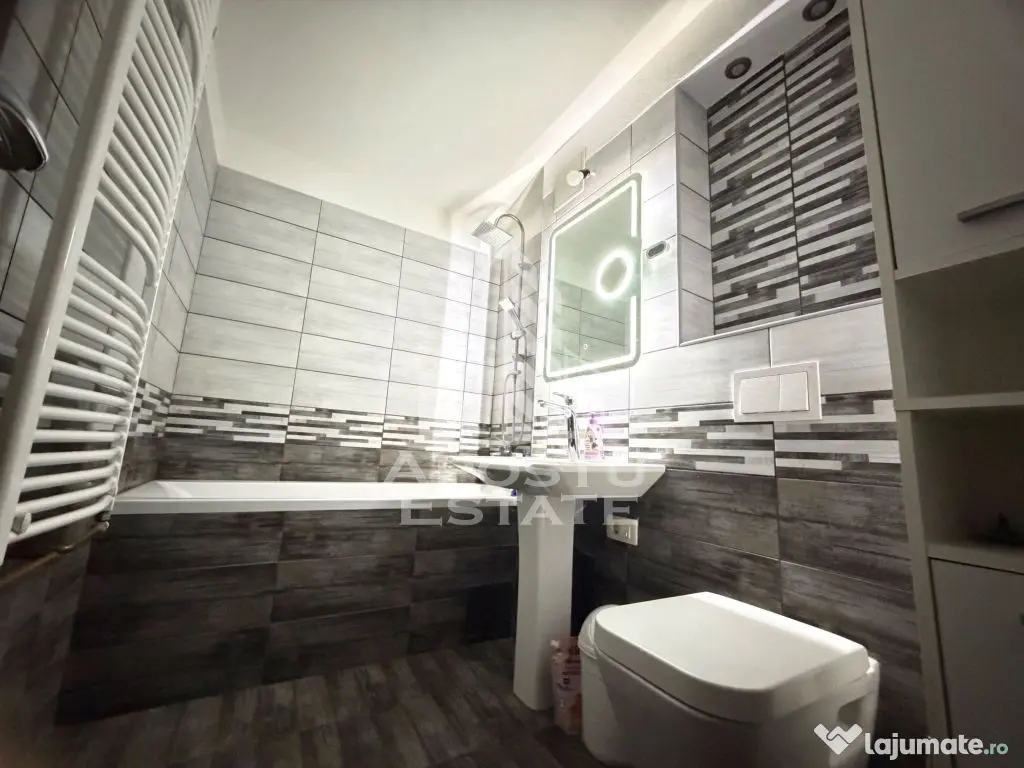 Apartament cu 3 camere, et 2, cent. proprie, zona Lunei,in Timisoarara - Timisoara (Timis)
