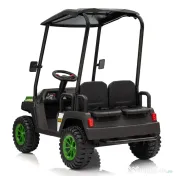 UTV electric pentru 4 copii, Kinderauto Golf-Kart 4x55W 12V cu roti moi, verde 