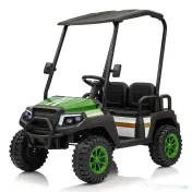 UTV electric pentru 4 copii, Kinderauto Golf-Kart 4x55W 12V cu roti moi, verde 