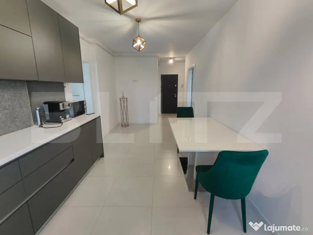 Apartament 3 camere, 64mp, etaj 1, la cheie, parcare, zona V - Floresti (Cluj)