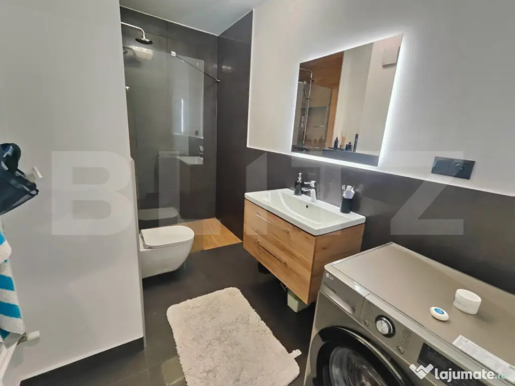 Apartament 3 camere, 64mp, etaj 1, la cheie, parcare, zona V - Floresti (Cluj)