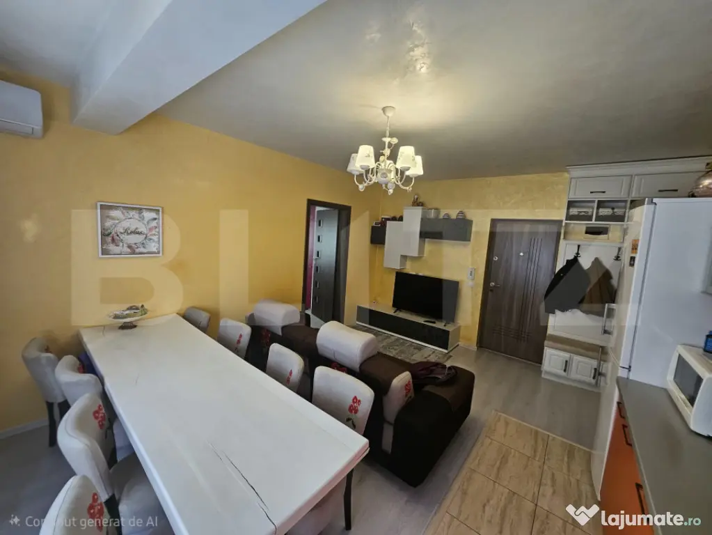 Apartament cu 3 camere, 53.06 mp, Str. Stejarului - Floresti (Cluj)