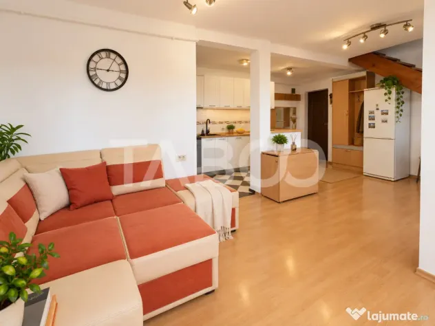 Apartament de vanzare 4 camere mansarda Vasile Aaron Sibiu - Sibiu (Sibiu)