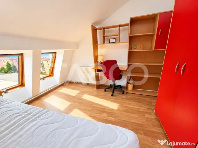 Apartament de vanzare 4 camere mansarda Vasile Aaron Sibiu - Sibiu (Sibiu)