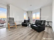 Apartament cu 2 camere, mobilat, cu balcon și parcare – G
