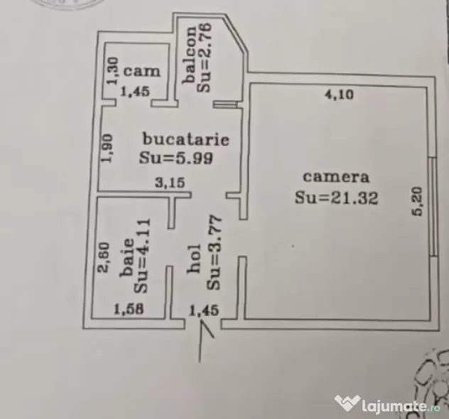 Apartament 1 cameră Str. Roşiorilor - Braila (Braila)