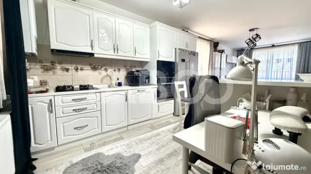 Duplex de vanzare la cheie mobilat si utilat cu terasa gener - Gilau (Cluj)