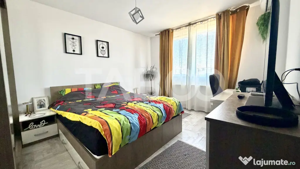 Duplex de vanzare la cheie mobilat si utilat cu terasa gener - Gilau (Cluj)