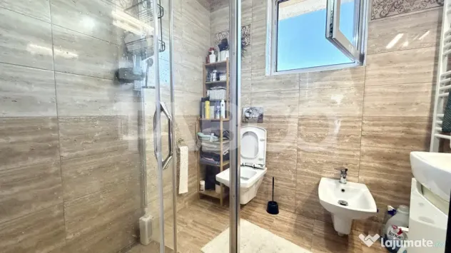 Duplex de vanzare la cheie mobilat si utilat cu terasa gener - Gilau (Cluj)
