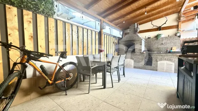 Duplex de vanzare la cheie mobilat si utilat cu terasa gener - Gilau (Cluj)