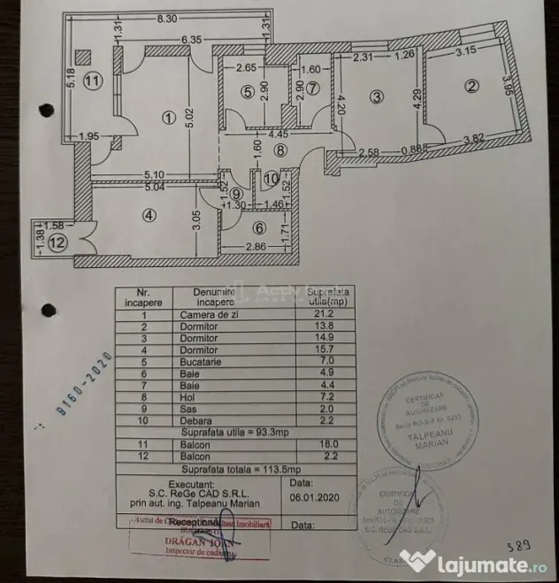 4 camere premium de inchiriat - Union Plaza, Bulevardul Unir - Bucuresti (Bucuresti-Ilfov)