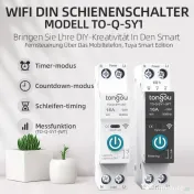 Siguranță Inteligentă /  Wi-Fi Tongou 16A cu Monitorizare Consum (Tuya) 