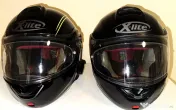 Set 2 Căști Moto Flip-Up X-Lite X-1005 (Mărimi M și S) + Intercom Sena 20S 