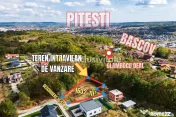 Teren Bascov-Glamboc 400 mp si 731mp, langa padure,toate utilitatile