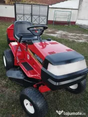 Tractoras gazon marca Muray 12,5 Cp cu remorca tabla 500 Kg 