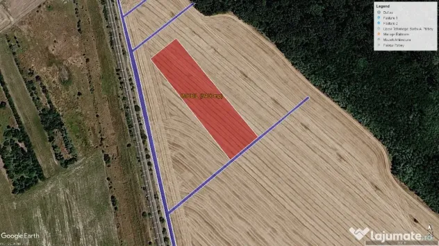 Teren Intravilan zona industrială la Noua Centura - Buftea (Bucuresti-Ilfov)