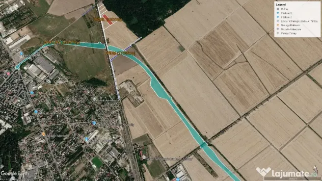 Teren Intravilan zona industrială la Noua Centura - Buftea (Bucuresti-Ilfov)