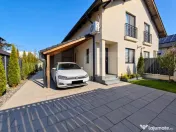 Casă modernă P+M de vânzare, cu terasă, balcon și parca 