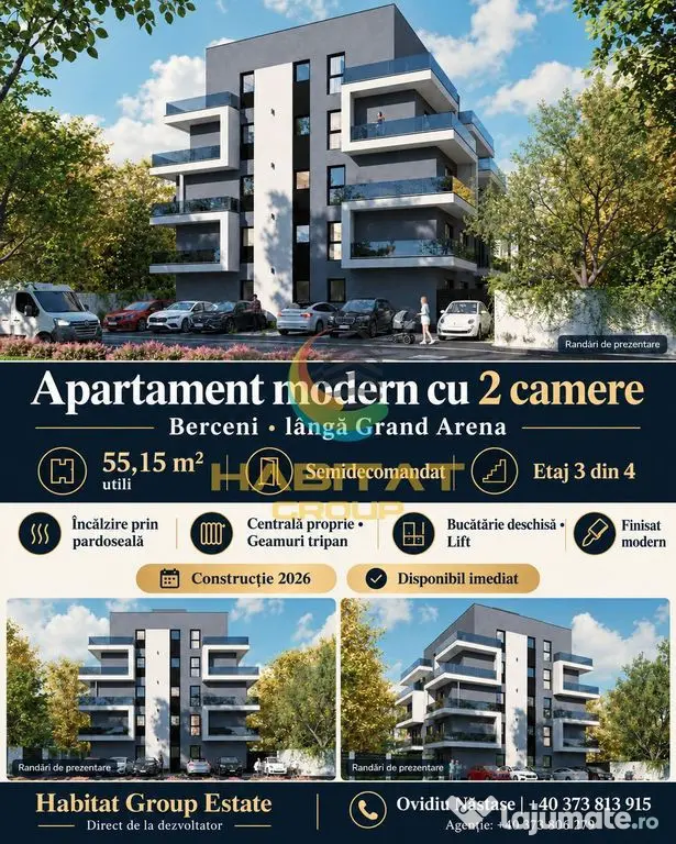 Apartament modern cu 2 camere, construcție nouă Berceni - Bucuresti (Bucuresti-Ilfov)