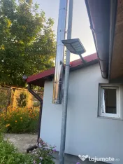 Centrala pe lemne 25 kw+cos exterior si interior+ stalp sustinere