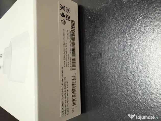 Incarcator retea original Apple, 20W, tip USB-C