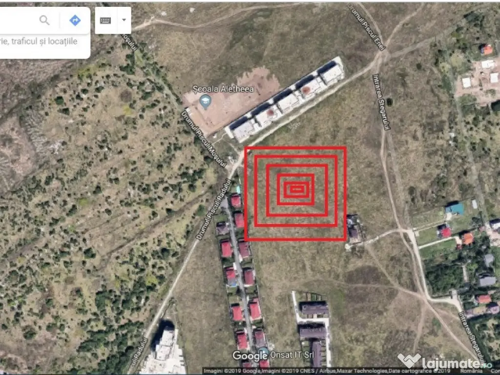 Teren Baneasa 1250 mp Dr Piscul Radului Scoala Aletheea New