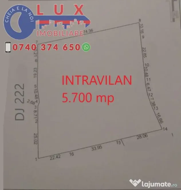 ID 7384 Teren intravilan *Sat Agighiol