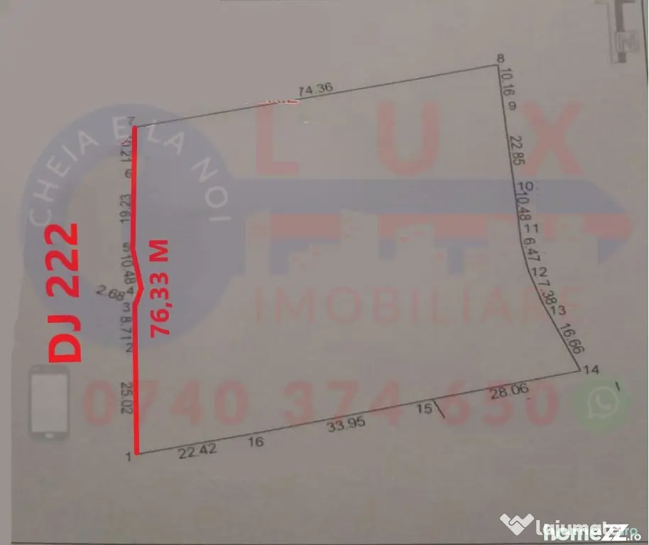ID 7384 Teren intravilan 5.700 mp în Agighiol