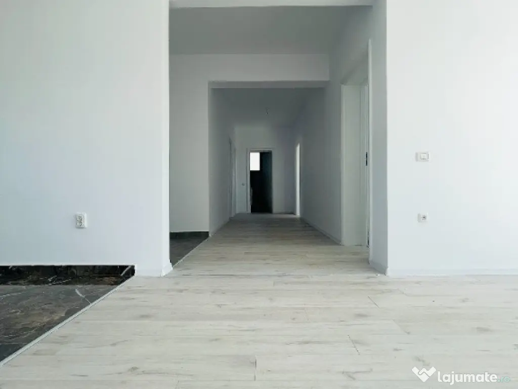 Casa individuala FINALIZATA pe parter, 115 mp, 510 mp curte, Balotesti