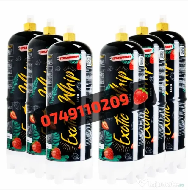 PROMO! Tub azot N2O 640g pentru PARTY, nu necesită Capsule