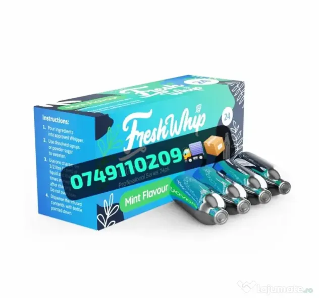 PROMO! Tub azot N2O 640g pentru PARTY, nu necesită Capsule