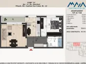 2 Camere, Finisaje Premium, Negru Voda, Pitesti, Central 