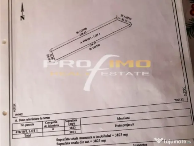 Teren 3823 mp. intravilan - Autostrada - Dedeman Agigea - Agigea (Constanta)