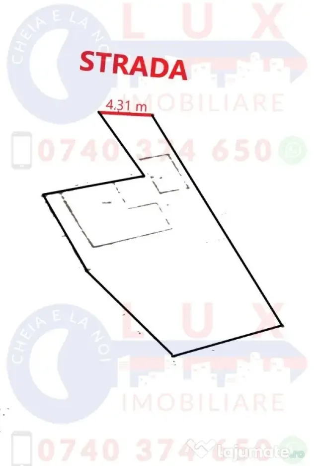 ID 7755 Teren pentru casa - Zona Prislav