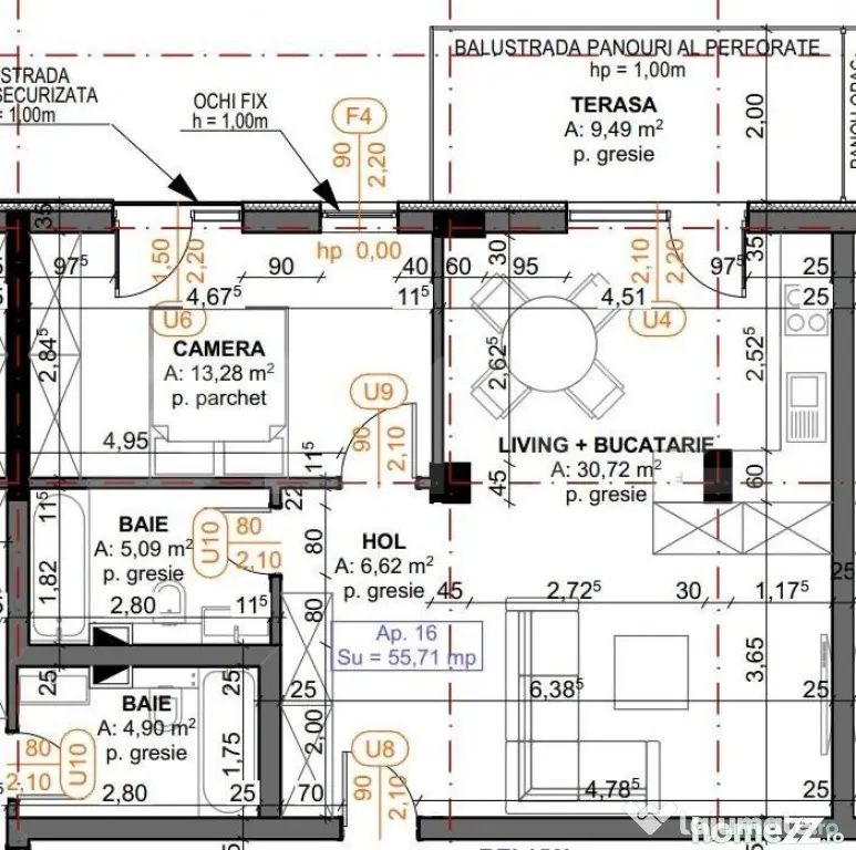 Comision 0! Apartament 2 camere 56mp, FINISAT, TVA inclus! - Cluj-Napoca (Cluj)