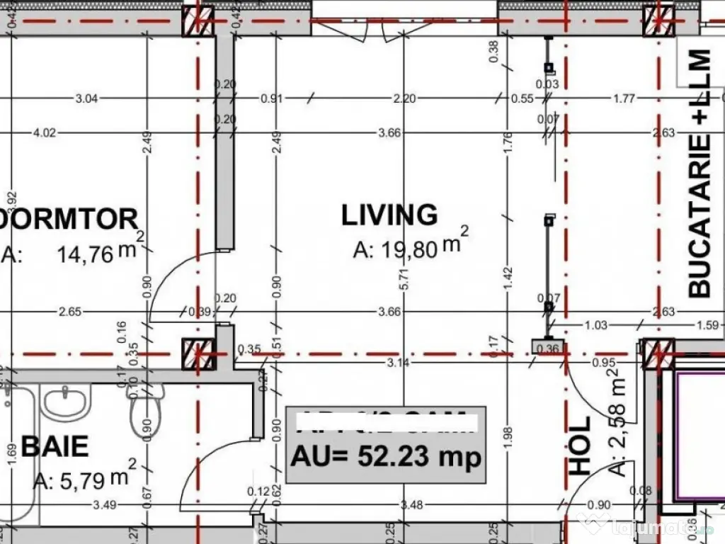 COMISION 0 !! Apartament 2 camere, 53 mp, intermediar, parca