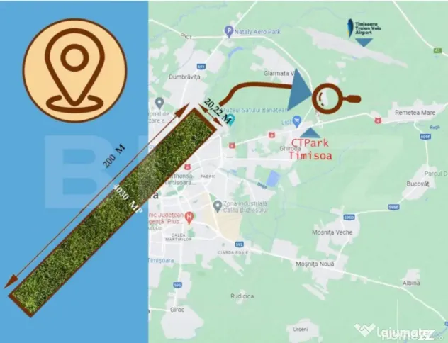 Teren , 4500 mp , zona Ghiroda-Remetea - Timisoara (Timis)